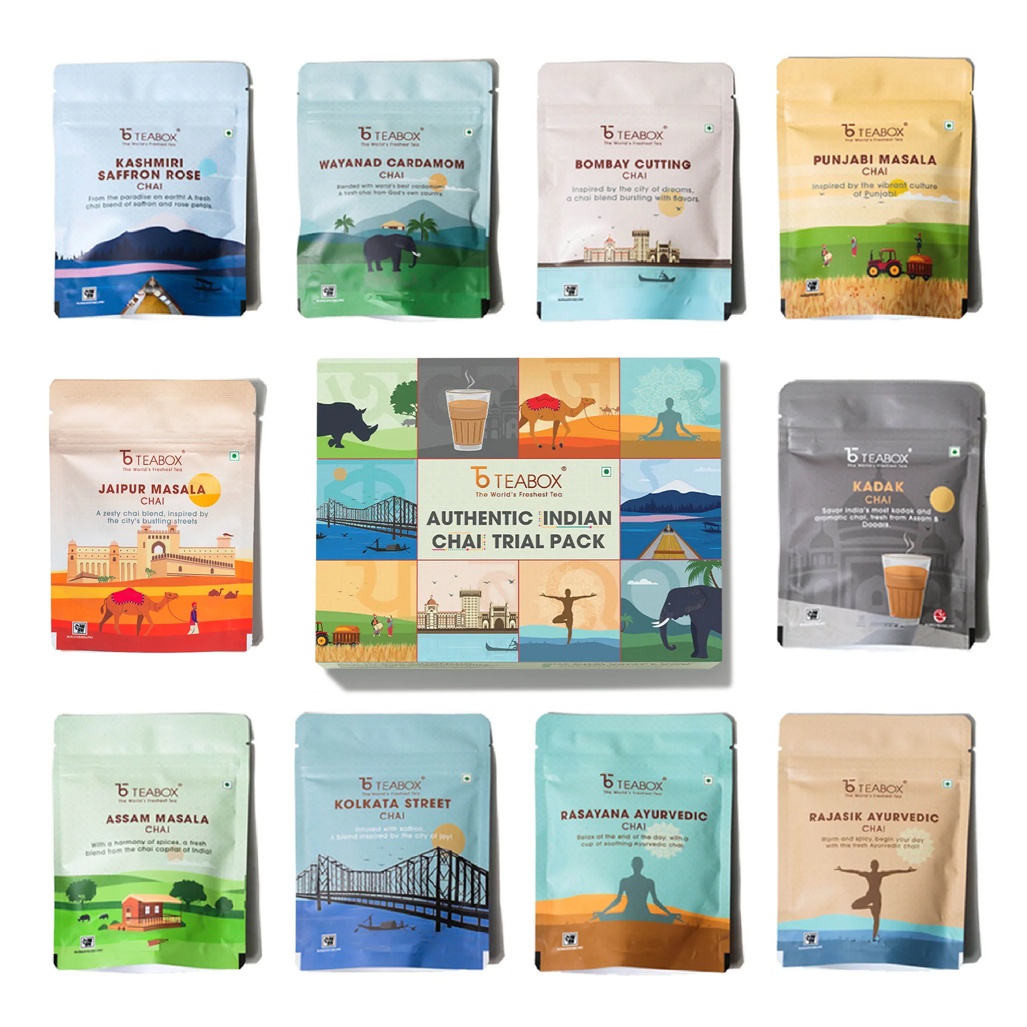 Authentic Indian Chai Trial Pack - Buy 10 Chais & Get 10 Chais Free (2 Boxes) - Image 3