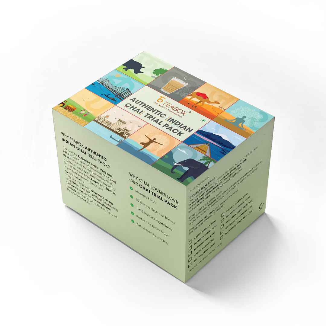 Authentic Indian Chai Trial Pack - Buy 10 Chais & Get 10 Chais Free (2 Boxes) - Image 6