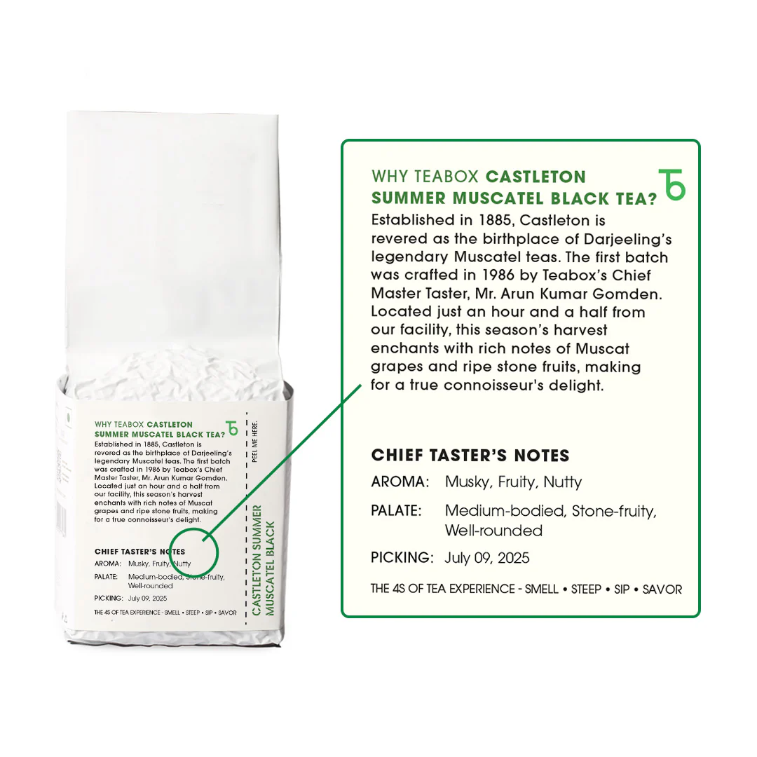 Darjeeling Castleton Summer Muscatel Black - Image 7