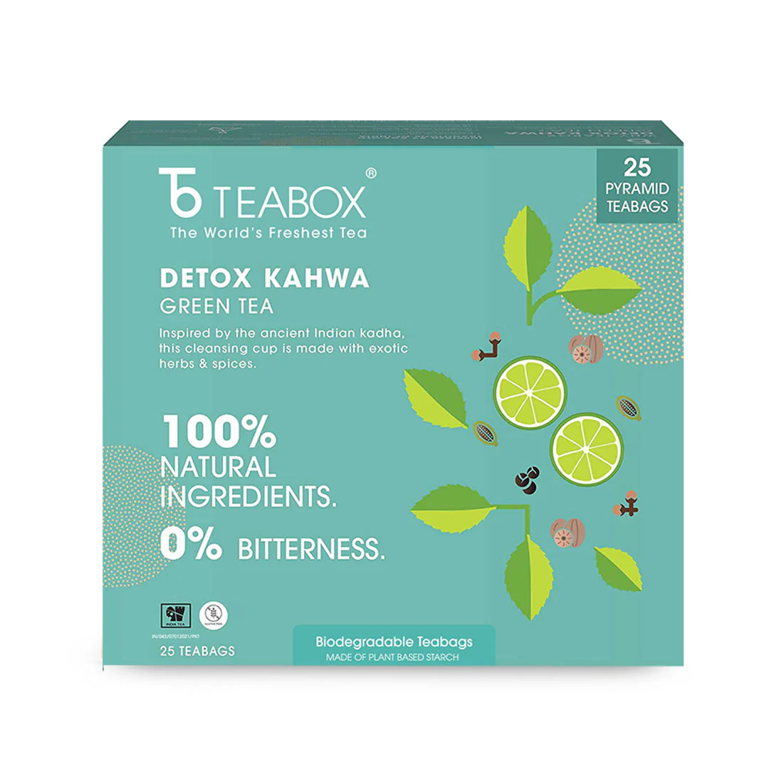 Green Tea Detox Kahwa (Teabags) - Image 5