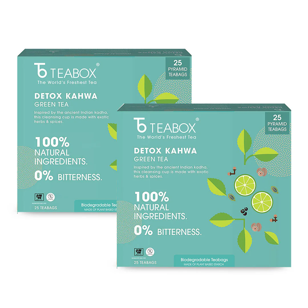 Green Tea Detox Kahwa (Teabags) - Image 6