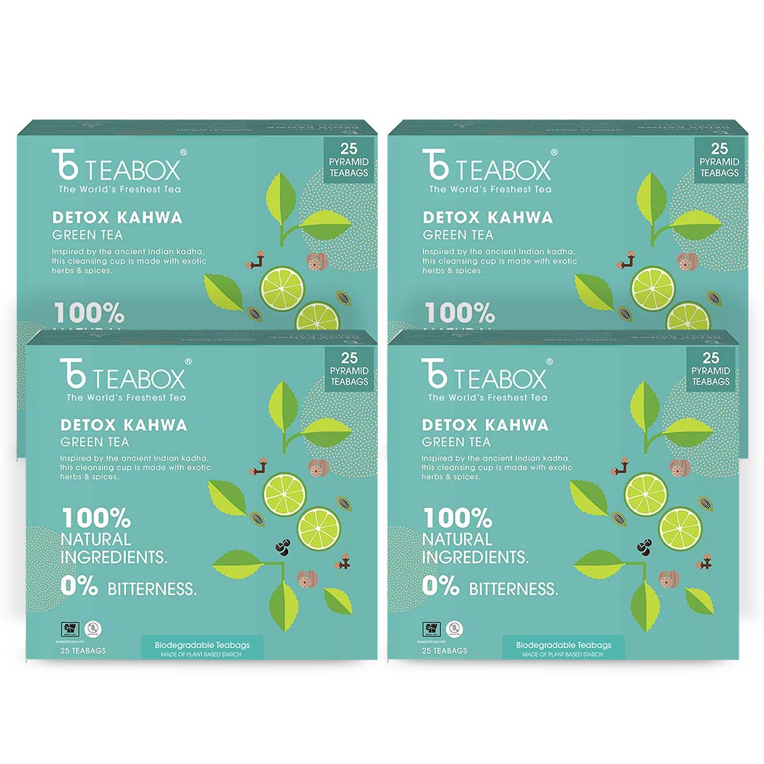 Green Tea Detox Kahwa (Teabags) - Image 7