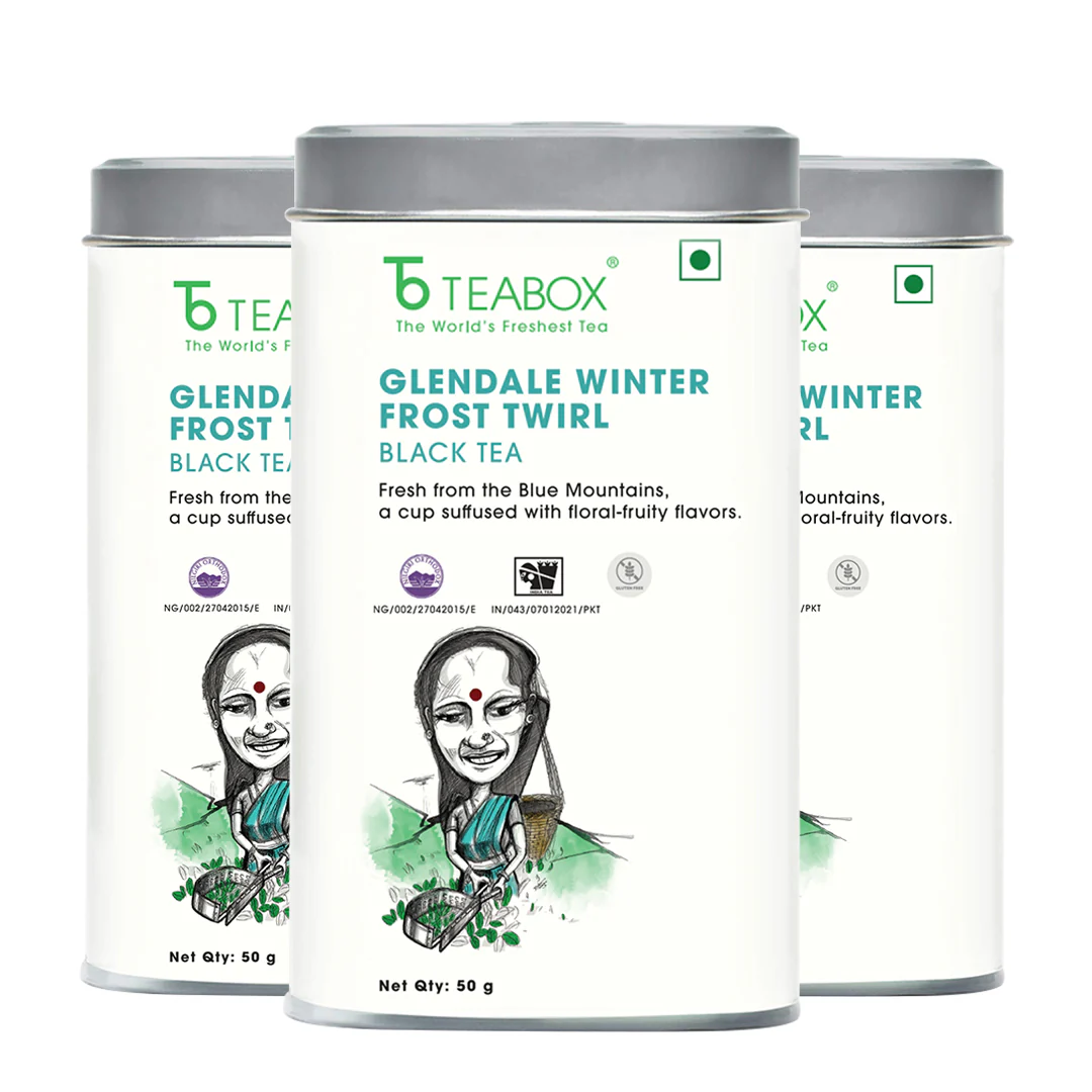 Nilgiri Glendale Winter Frost Twirl Black - Image 10
