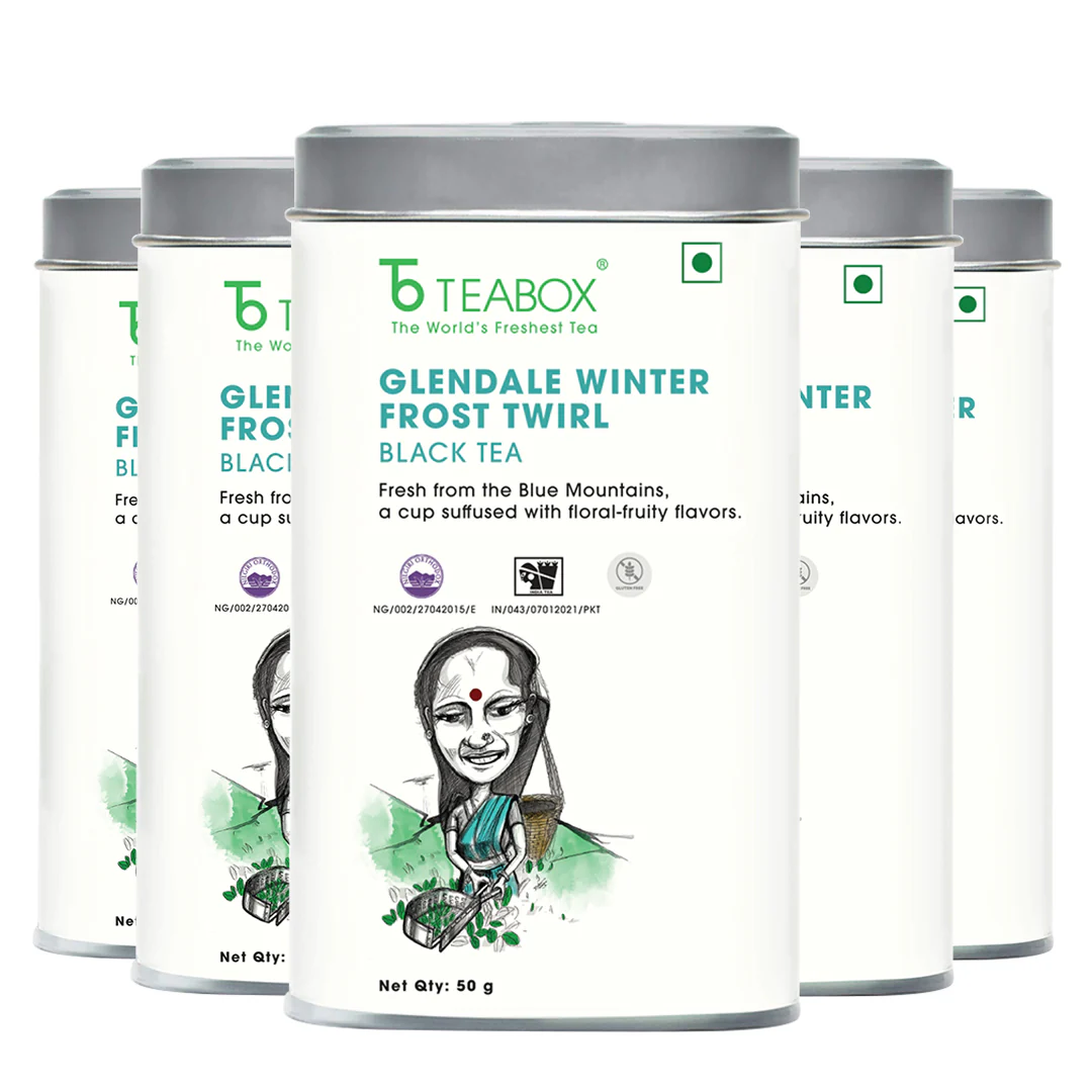 Nilgiri Glendale Winter Frost Twirl Black - Image 11