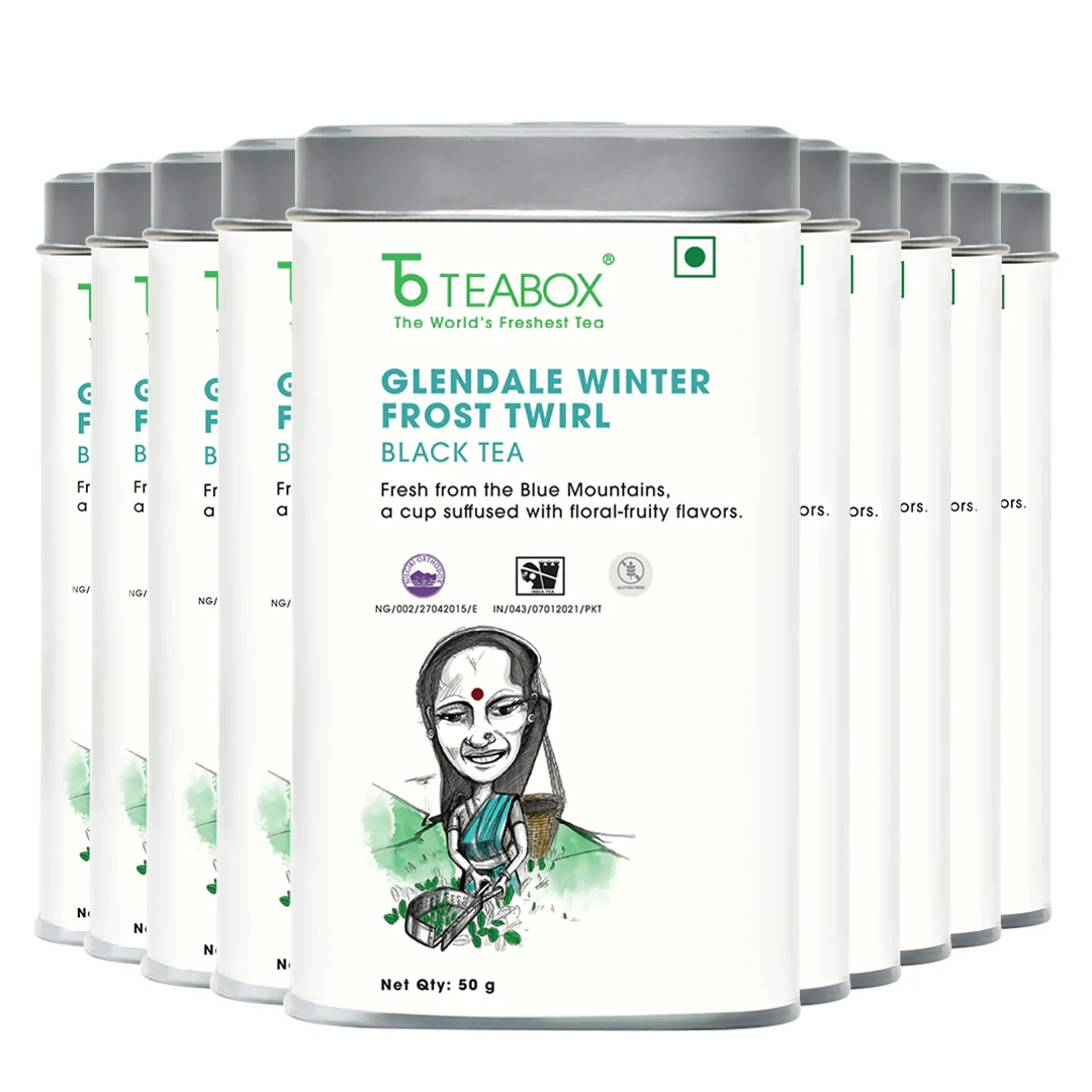Nilgiri Glendale Winter Frost Twirl Black - Image 12