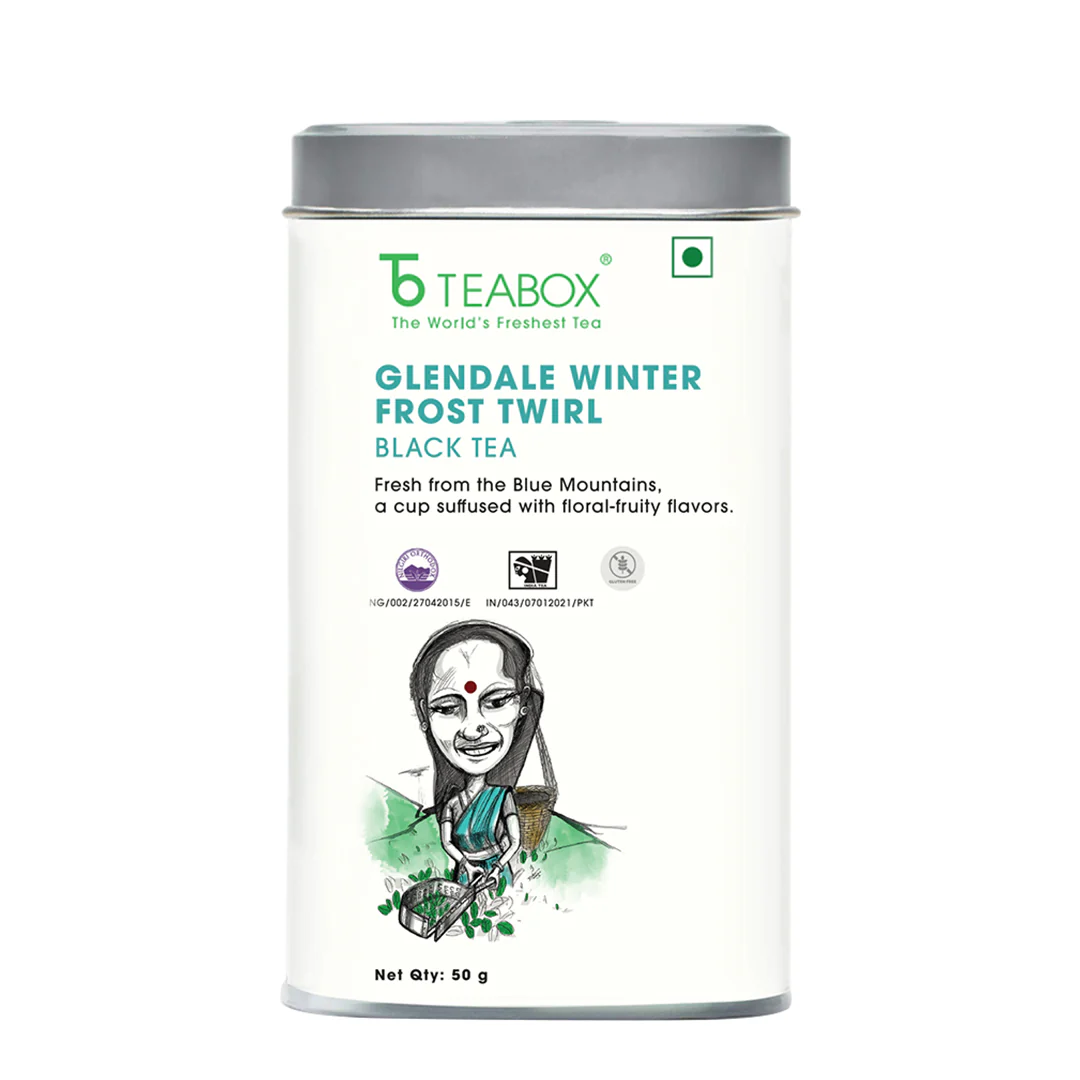 Nilgiri Glendale Winter Frost Twirl Black - Image 9