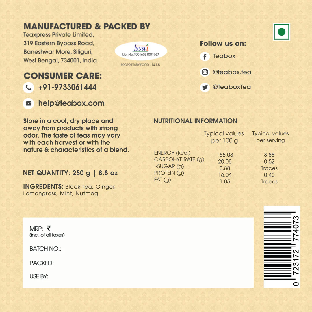 Gujarati Mint Spice Chai - Image 6