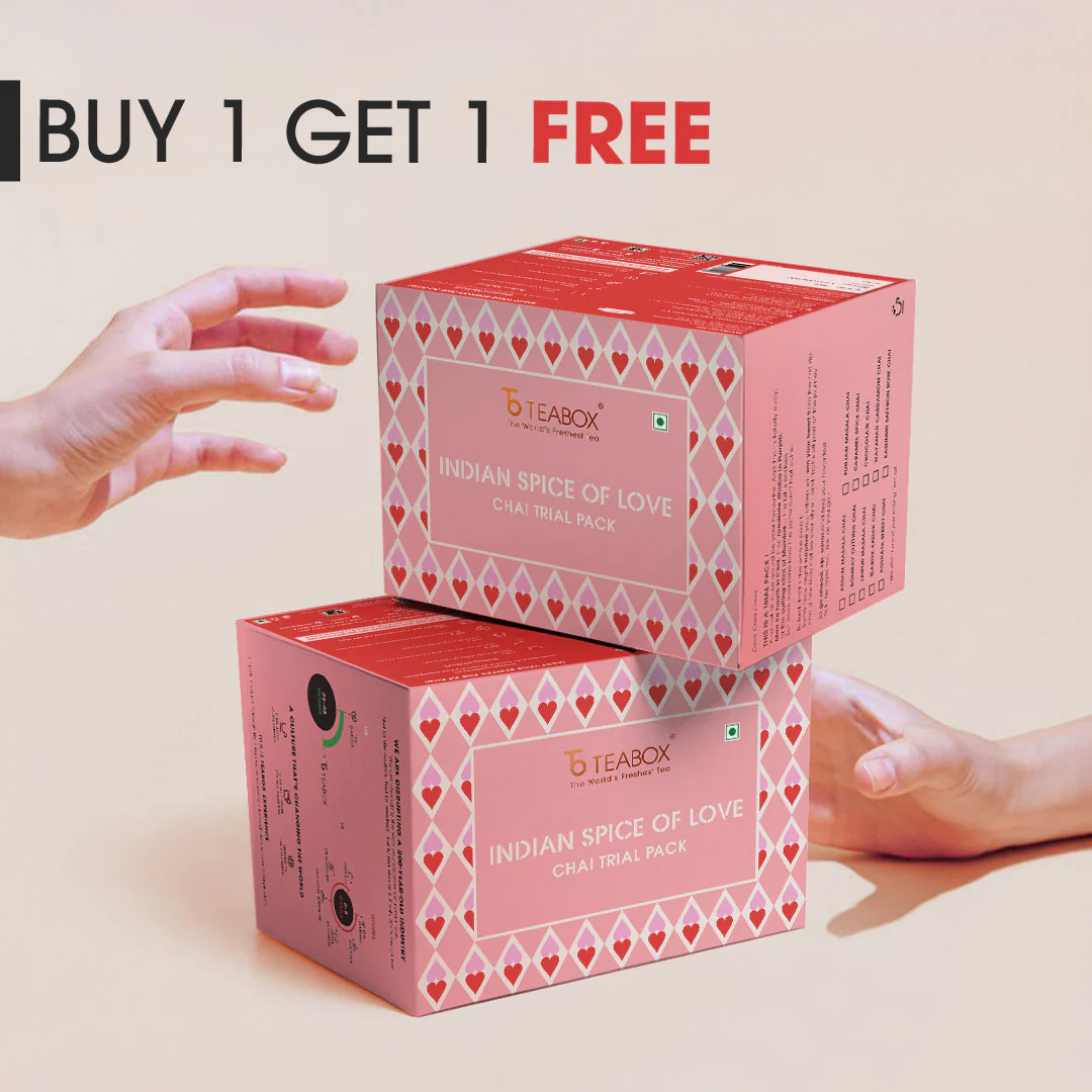 Indian Spice Of Love Chai Trial Pack - Buy 10 Chais & Get 10 Chais Free (2 Boxes) - Image 3