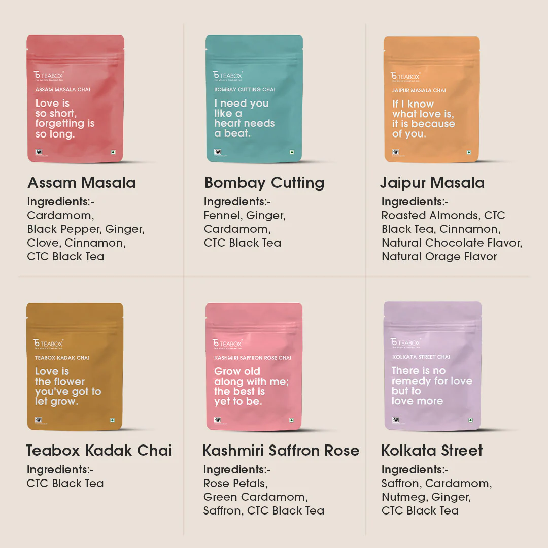 Indian Spice Of Love Chai Trial Pack - Buy 10 Chais & Get 10 Chais Free (2 Boxes) - Image 6