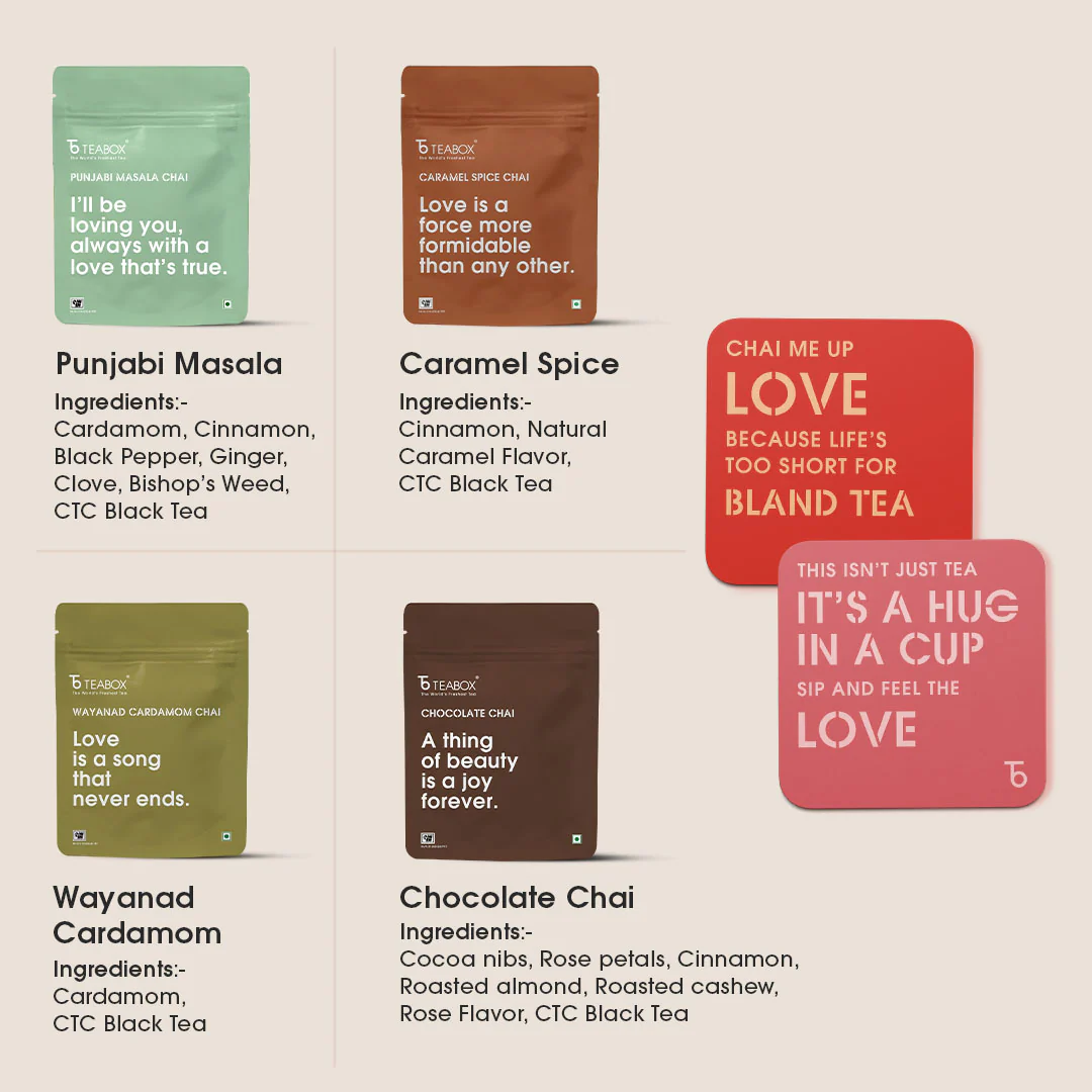Indian Spice Of Love Chai Trial Pack - Buy 10 Chais & Get 10 Chais Free (2 Boxes) - Image 7