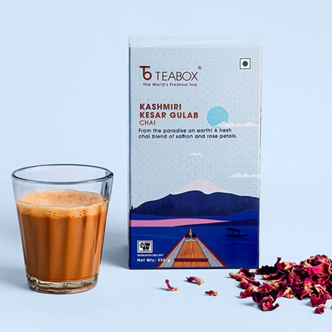 Kashmiri Saffron Rose Chai - Image 4