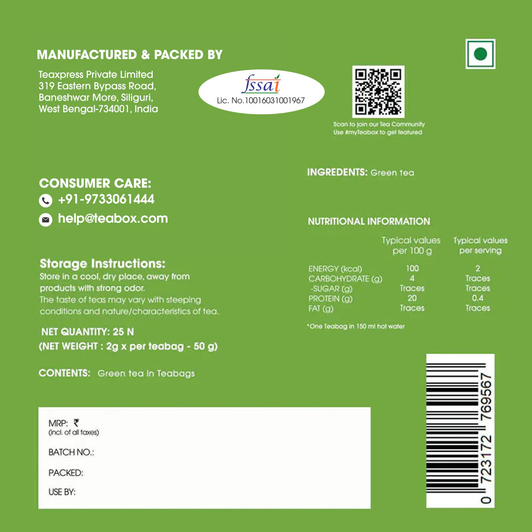 Darjeeling Green Tea (Teabag) - Image 8