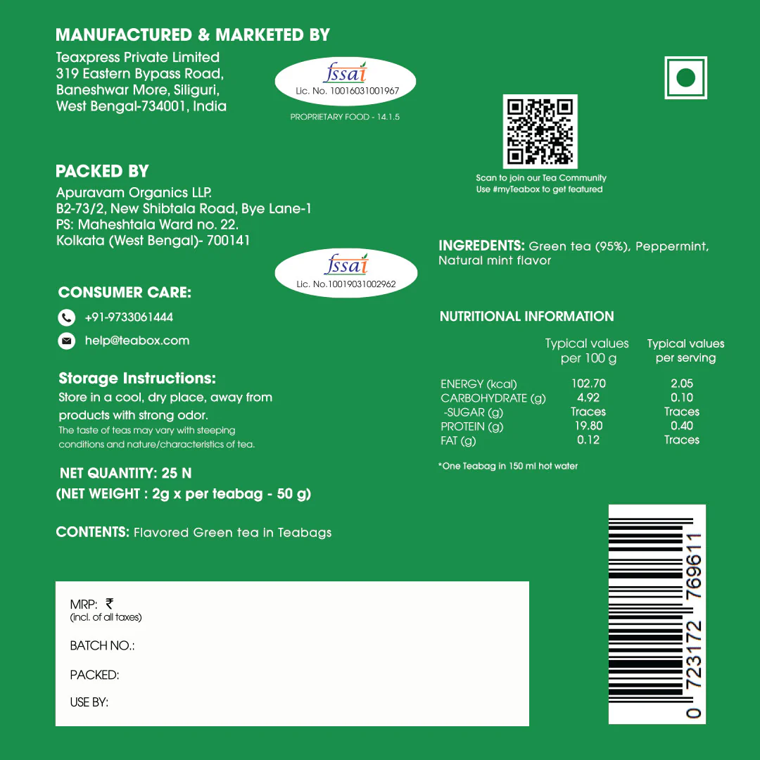 Mint Green (Teabags) - Image 9