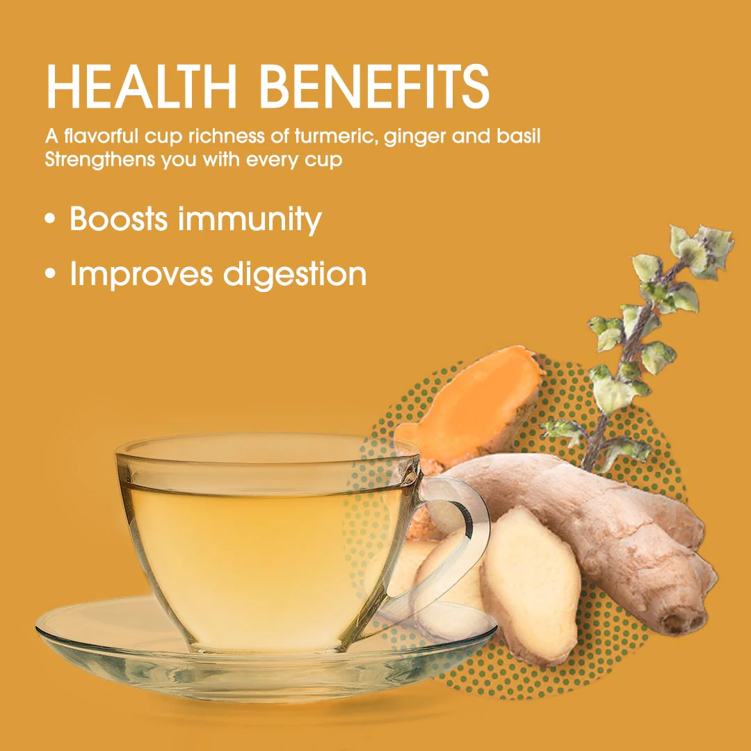 Green Tea Turmeric Ginger Tulsi Immunity - Image 4