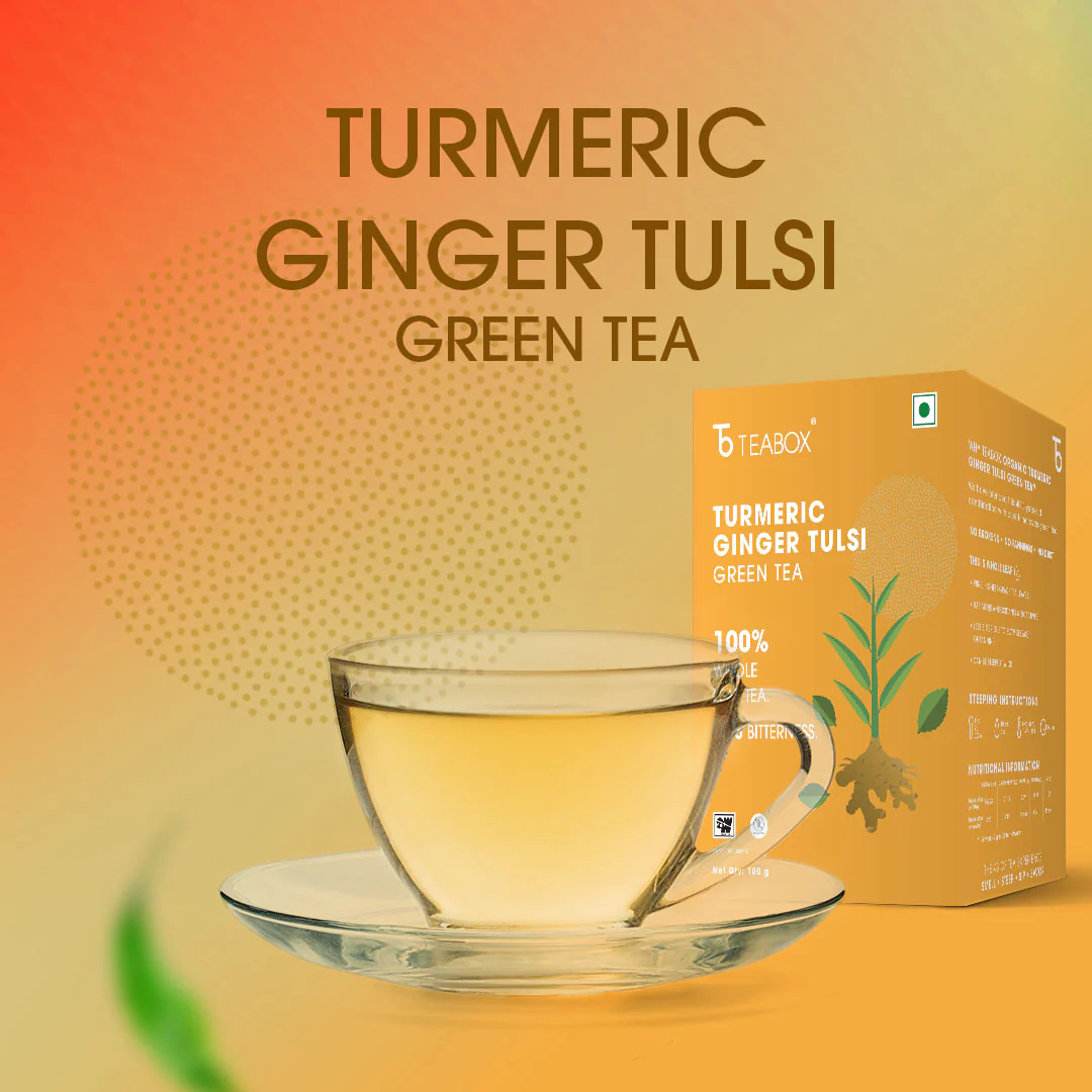Green Tea Turmeric Ginger Tulsi Immunity - Image 5
