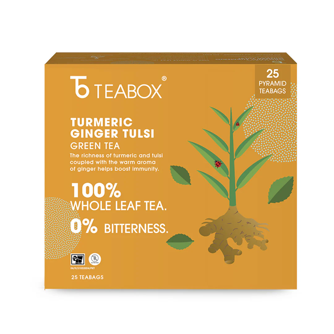 Turmeric Ginger Tulsi Green (Teabags) - Image 4