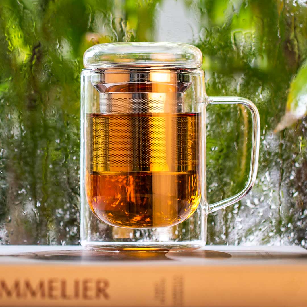Seidel Glass Tea Mug with Infuser - Image 4