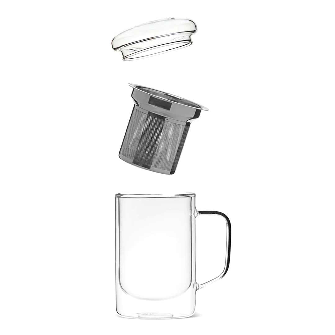 Seidel Glass Tea Mug with Infuser - Image 5